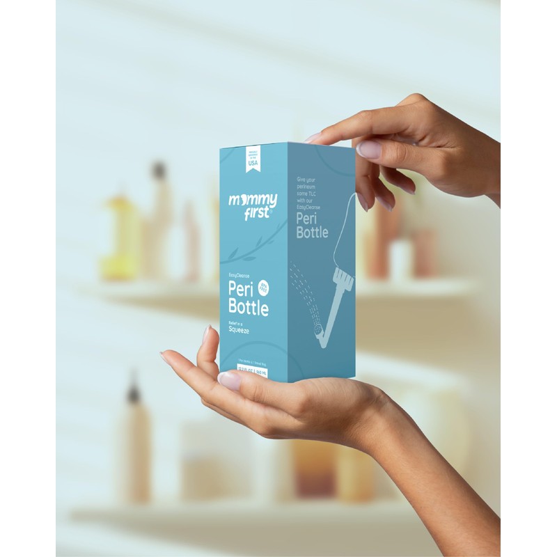Mommy First® Peri Bottle for Postpartum Care | Upside Down