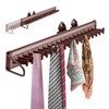 Sliding Tie Racks for Closet, 20 Tie Hanger for Men