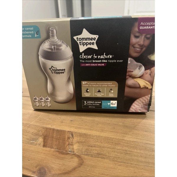 tommee tippee bottles 11 Oz Added Cereal 6m+