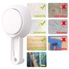 SWAMTIK Shower Caddy Suction Cup Sets, Shower Shelf No Drilling