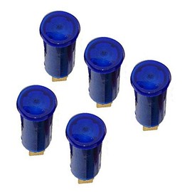 Vogueing Tool DC 12V Bule Warning Signal Light Dashboard Indicator Light Car Van Boat Dash Warning Signal Light (Pack of 5)