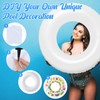 Gemscream 3 Pcs Jumbo Inflatable Pool Float 47.24 Inches Swimming