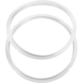 Anillos 4l de Sellado de Silicona Juego de 2 Piezas Junta de Repuesto Transparente Piezas de Olla a Presión Sello Hermético Accesorio para Olla a Presión Eléctrica para Cocina