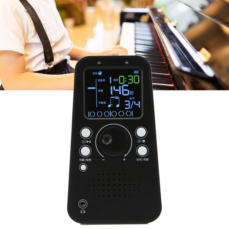 Electronic Digital Metronome Universal Smart Bluetooth Metronome for Guitar Piano