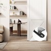 Kinmade Barn Door Bottom Floor Guide Matte Black,Adjustable Roller Wall