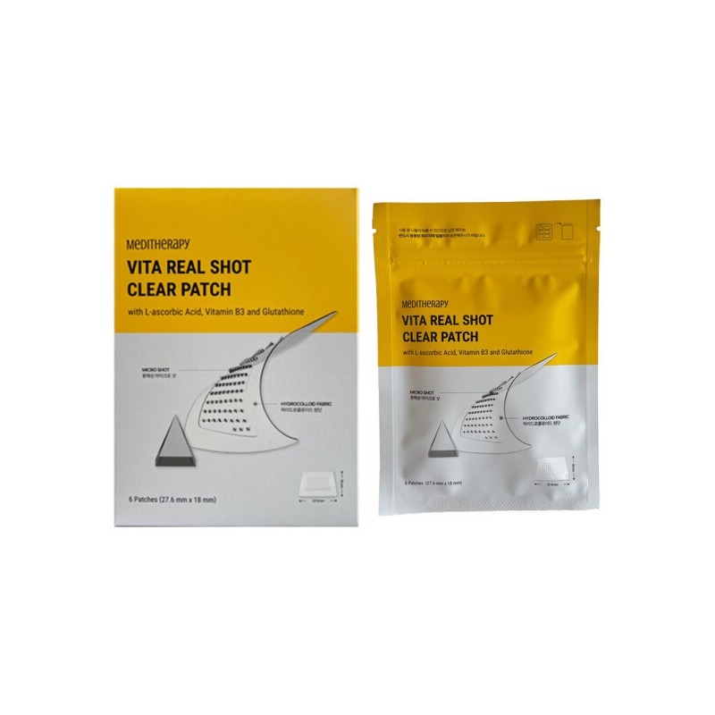 Meditherapy Vita Real Shot Clear Patch 1 Box (6 Patches)