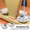 DOERDO 2Pcs Stainless Steel Weighing Pan Metal Weighing Dishes Measuring