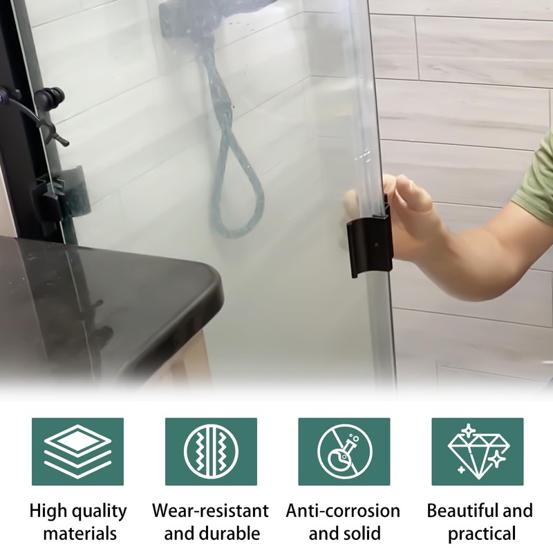 Axfvd RV Shower Door Handle Assembly with Set Screw -