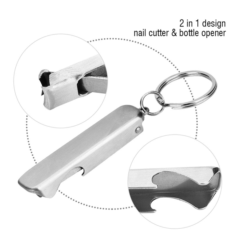 Mini Key Ring Tool,Portable 2 in 1 Mini Tool with