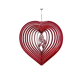 Home2Garden Heart Rose Spinner - Red
