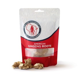 All Natural American Ginseng Pearl Root (Non-GMO, Gluten Free) (Pearl 4 oz)