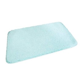 EXKLUSIV HEIMTEXTIL Bath Mat 65 x 110 cm XL Fleece Aqua