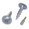 SKIR'CO (Pack of 100) Galvanised Steel 4.0 x 16mm Wood