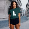 TUPOSU Womens Wolf T-Shirts Alpha Wolf Shirts Wolves Lovers Short