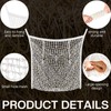 Riakrum 4 Pcs Hay Net White Slow Feed Hay Net