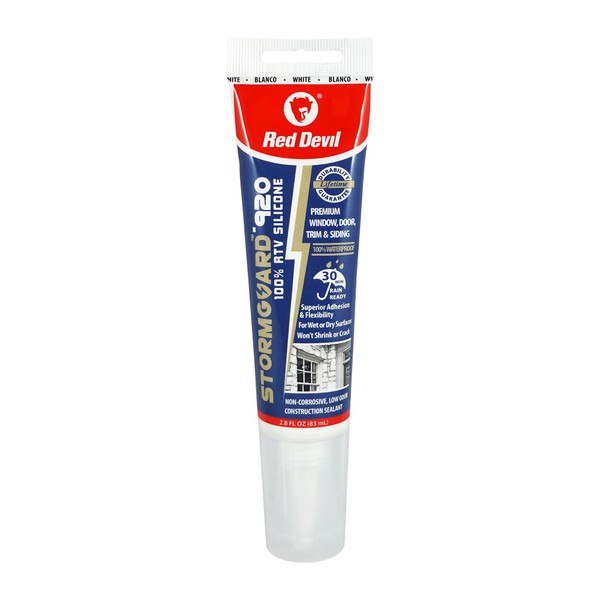 Red Devil 0785 StormGuard 920 100% RTV Silicone Sealant, A
