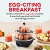 Deluxe Rapid Egg Cooker for Hard Boiled, Poached, Scrambled Eggs,