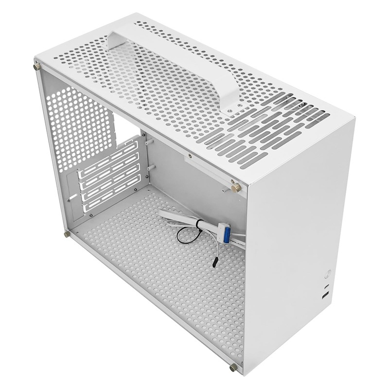 ALAMENGDA V500 Mini Portable M-ATX/ITX Computer Case, MINI-Tower CASE, Full