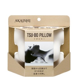 AKAISHI Acupoint Style Traction Point Pillow, White