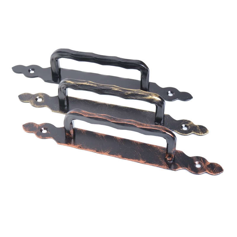 Aqbau® Door Handle Wrought Iron Handle Door Handle Gate Handle