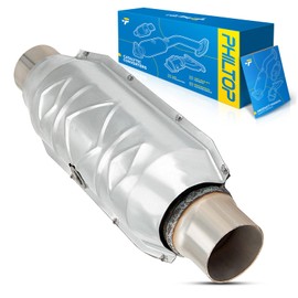 PHILTOP Catalytic Converter Replacement for 2.5 inch Universal, Catalyst Convert, 1 Pack ONLY