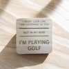 Ashton and Finch Funny Golf Coaster Laser Engraved Gift Wooden