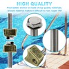 Screw Man Pool Ladder Anchors Wedge Assembly PW-4C Replacement (2