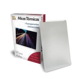 BOFLEX, Micas Térmicas Ultra-rígidas Tamaño Postal 95x135mm 100pzs 10mil