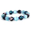 Kyozudou Women's Power Stone Natural Stone Bracelet, Honu, Good Luck,