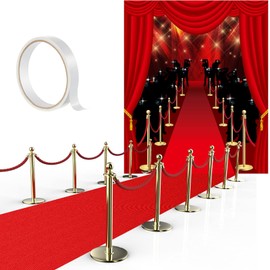 5 x 6 ft Red Carpet Party Decorations Red Carpet Backdrops for Photoshoot Red Carpet Runner for Party Theme Decorations