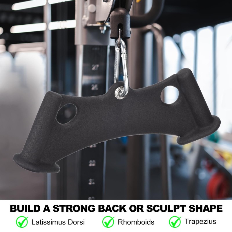 uxcell LAT Pull Down Bar, Gym Fitness Pulldown T-bar V-bar