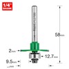 Trend CraftPro Slotting Router Cutter, 1/4 Inch Shank, 2mm Kerf,