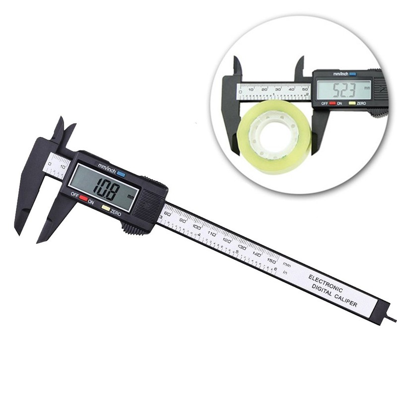 Gasea 150mm 6 inch Accuracy LCD Digital Vernier Caliper Gauge