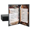 AMGSH 6 Pack 2 View Menu Holder Menu Covers 8.5"