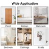 LICQIC Double Prong Robe Hooks, Dual Coat Door Hooks, Double