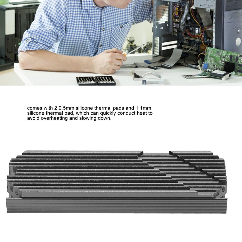 DAUZ Radiador SSD M.2 2280, Disipador Térmico SSD M.2 2280