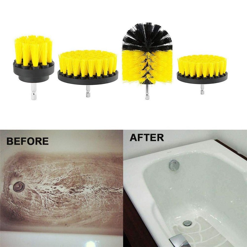 axGear Drill Brush Attachment Set 22 Pieces for Power Drill