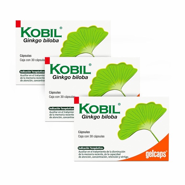 GELCAPS Kobil Ginkgo Biloba 40mg Con 30 Cápsulas Gelcaps -