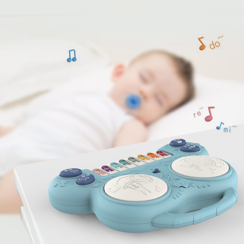 Drum Piano Toy Educational Multifunctional Baby Piano Toy with Game