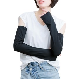The Classic Tokyo Arm Cover, Sun Protection, Cooling Feel, UPF 50+, Black