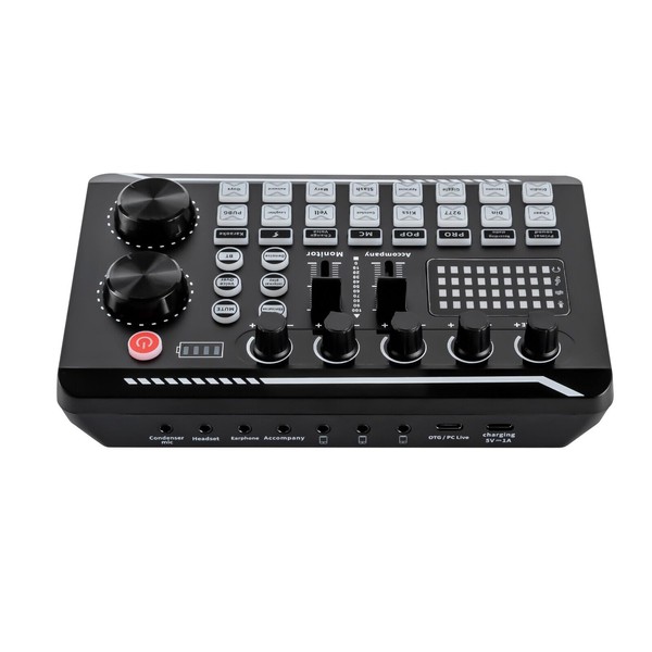 4 Channel Multifunctional Audio Mixer F998 Sound Card Live Voice