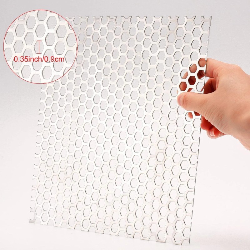 Zhanmai Dryer Vent Grill Screen with Aluminum Built Bird Guards