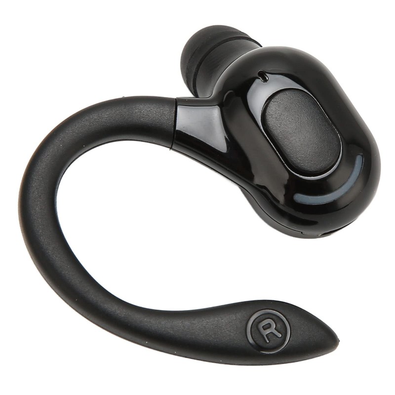 Akozon Single Ear BT Headset, Wireless Earbuds for Running, Driving,