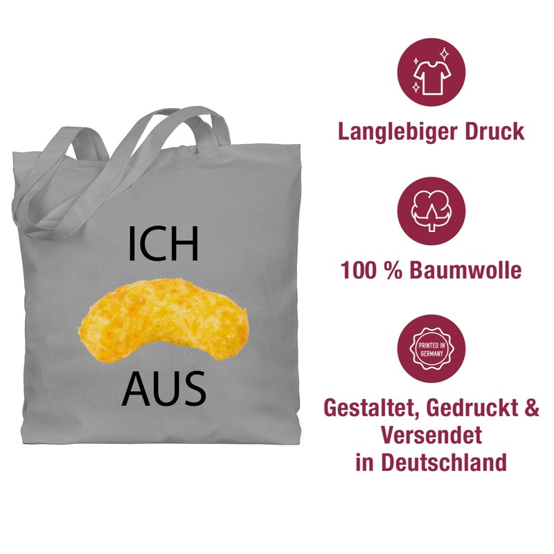 Shirtracer Baumwolltasche - Taschen - Ich flip aus Erdnussflip I