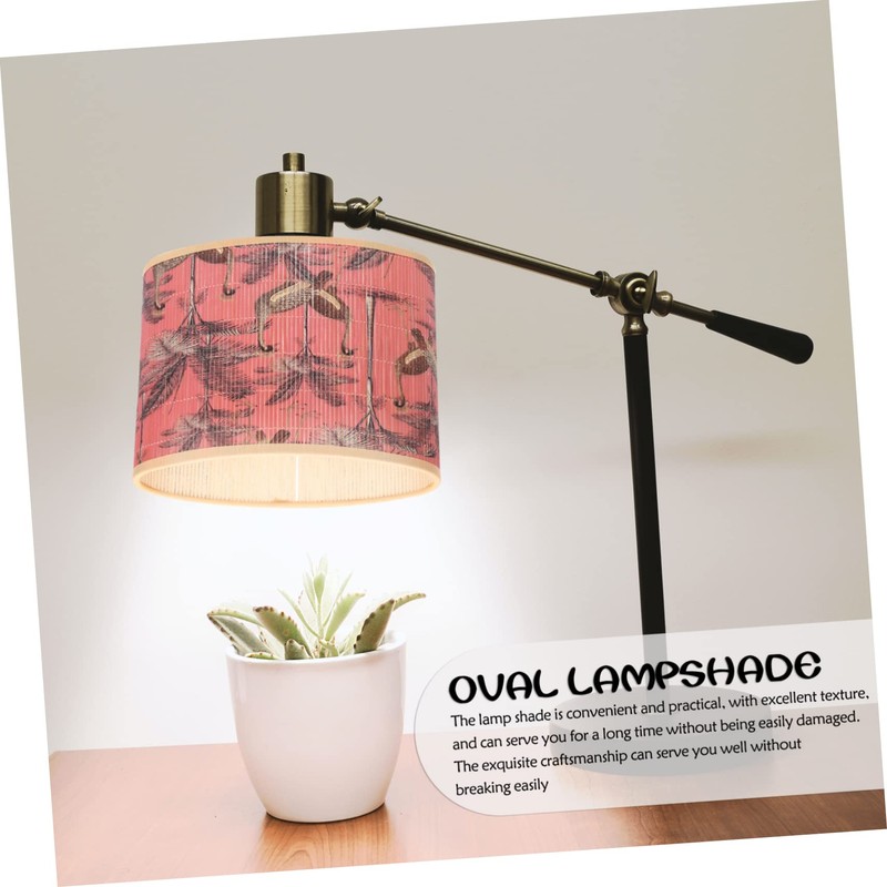 CAXUSD Wicker Light Shade Rattan Lampshade Table Lamp Cover Replacement