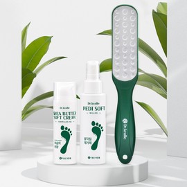 Detailed page Foot callus removal 3-piece set foot file dead skin care Dr. Cralle Shea Butter Cream Pedi Soft / 발각질제거 3종세트 풋파일 각질관리 닥터크랄레 시어버터크림 페디소프트