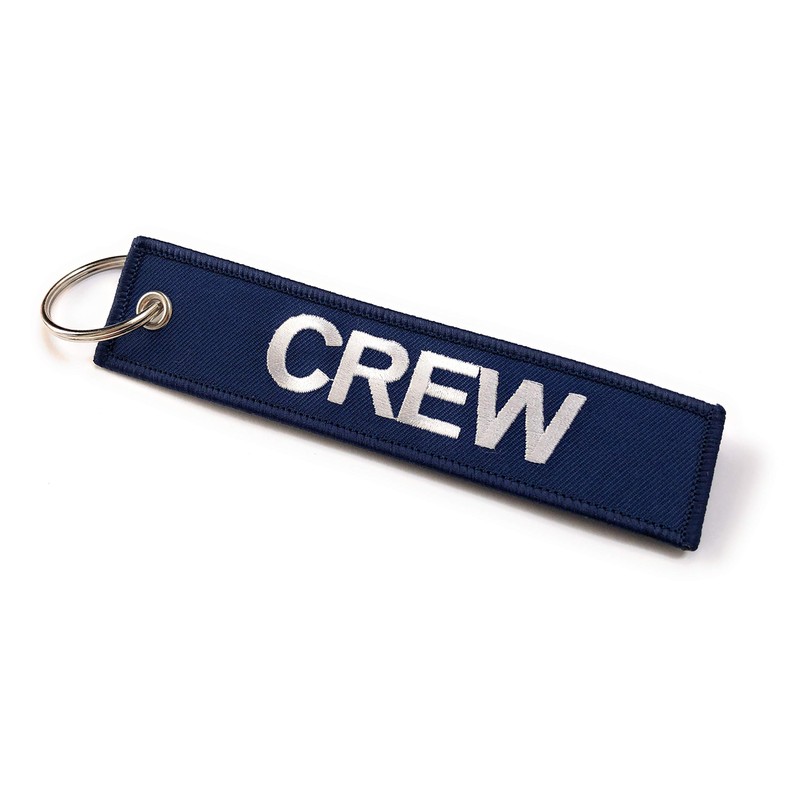 Crew Luggage Tag - Navy/White - Set of 2 -