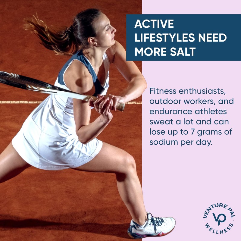 Venture Pal High Sodium Sugar-Free Electrolyte Powder Packets - Hydration