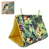 Topyond Pet Bird Nest Hammock,Triangle Shade Parrot Hut Tent,Hanging Bird