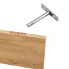 Gad2go 4 Pieces Floating Shelf Brackets 75mm Heavy Duty Invisible